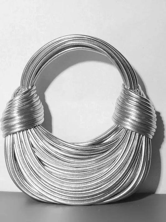 Double Knot Purse - Silver