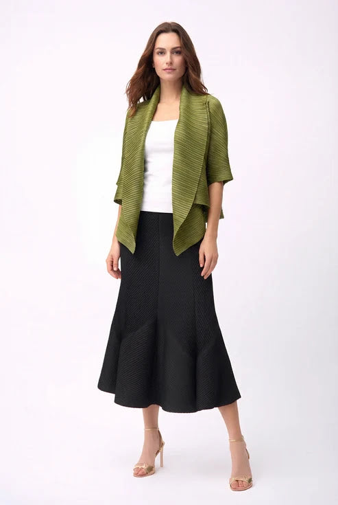 Evelyn Pleated Jacket - Olive