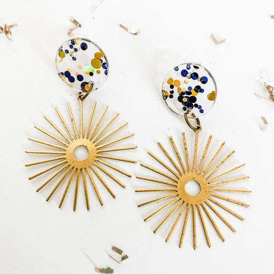 Sparkle And Sun Earring - Gold