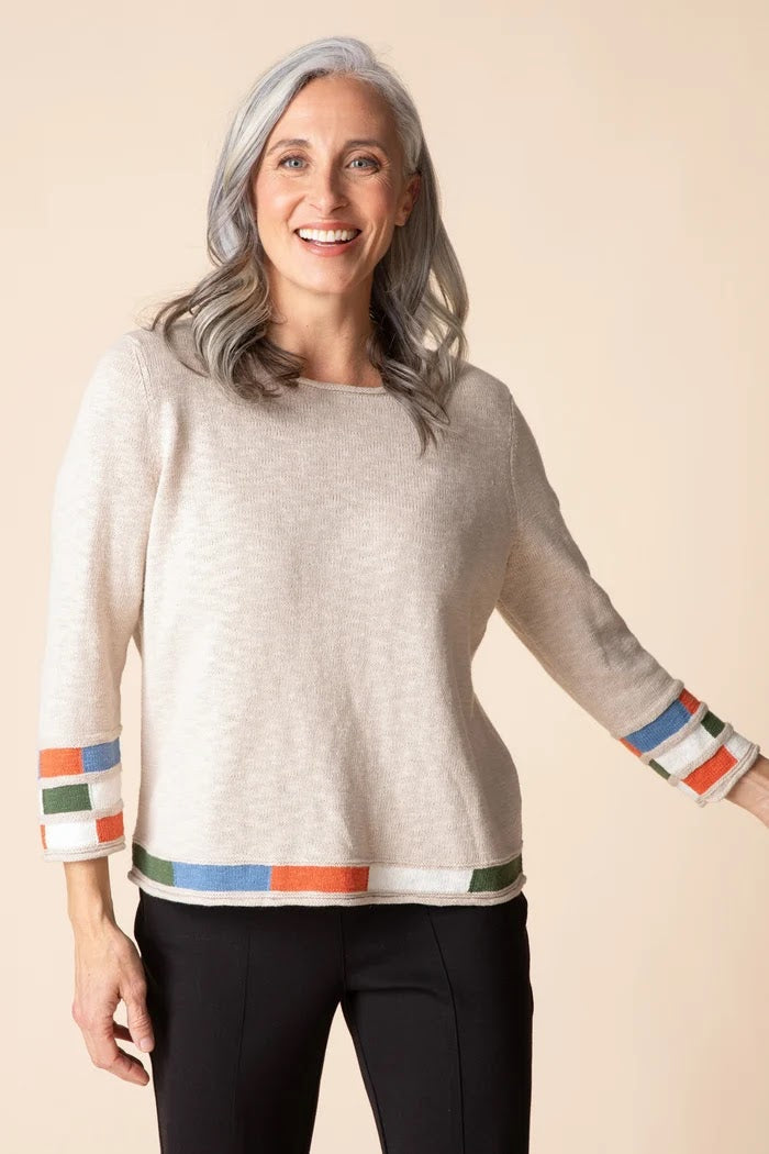 Fun Pullover Sweater - Dove