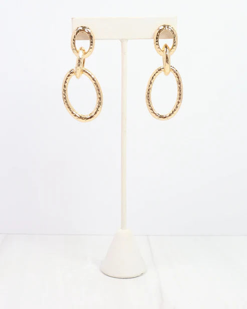 Lucinda Link Earring - Gold