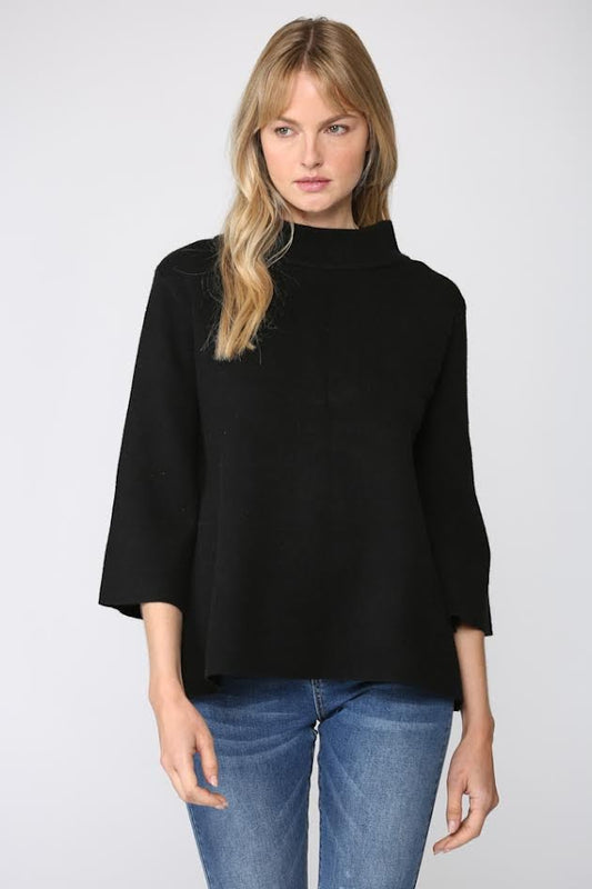 Bell Sleeve Sweater - Black