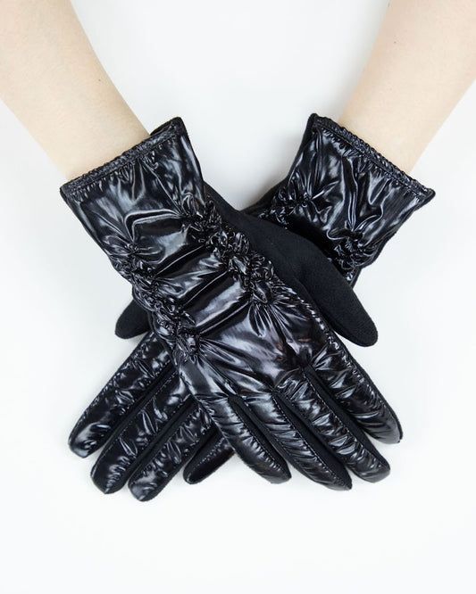 Puffer Gloves - Black