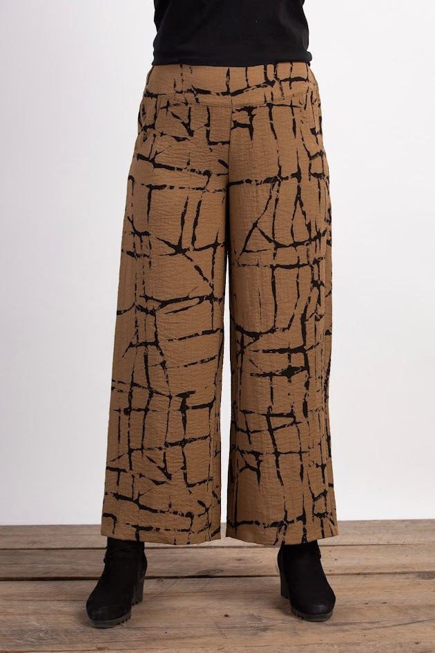 Abstract Travel Pant - Fawn