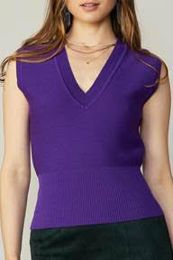 The Erin Vest - Purple