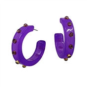 Acrylic Hoop - Purple