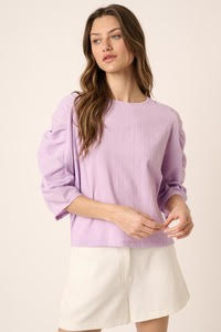 The Ainsley Top - Lavender