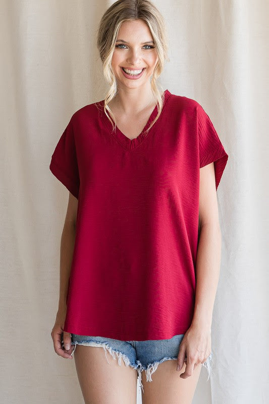 The Laura Top - Ruby