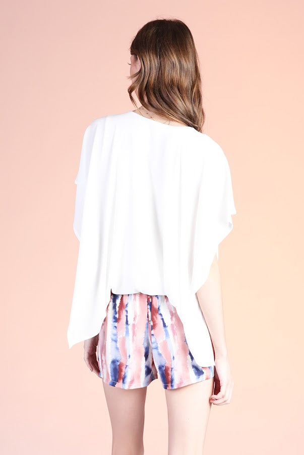 Cascade Me Top - White