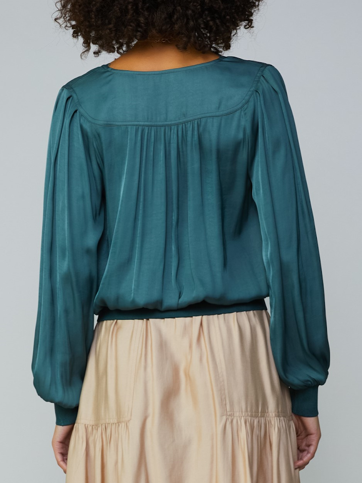 The Margie Top - Forest Green