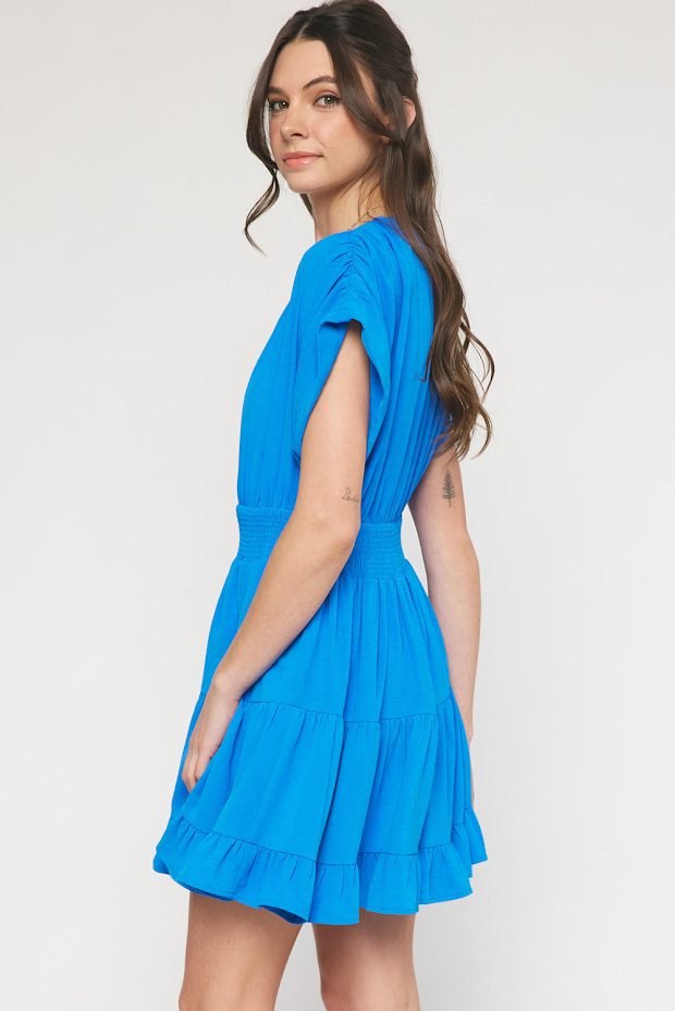 The Rachael Dress - Cobalt Blue
