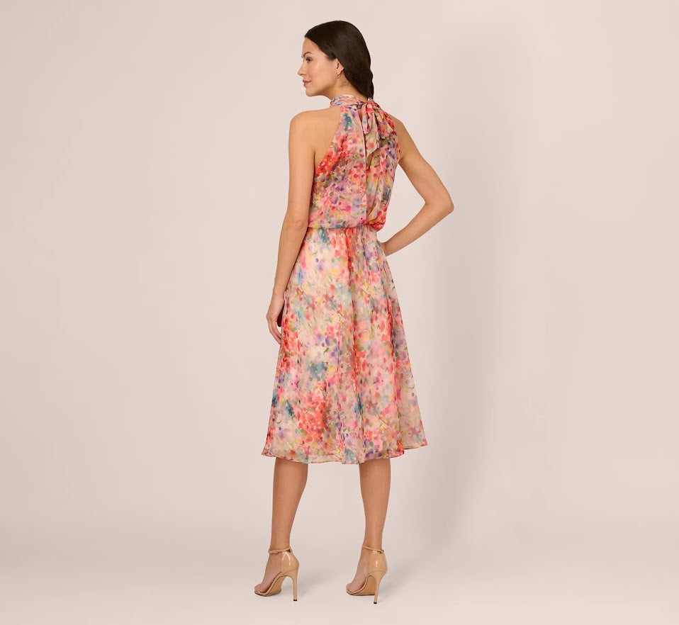 Beautifully Botanical Dress - Red Multi