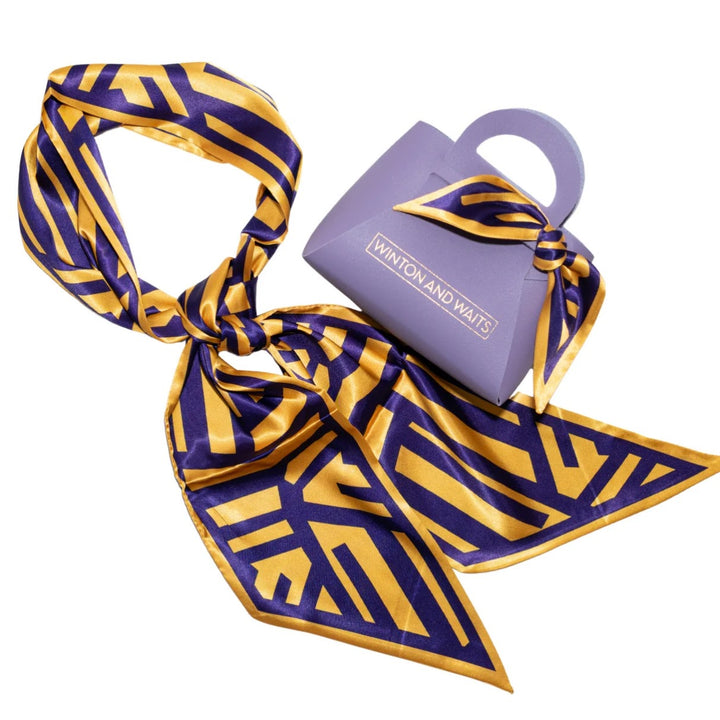 Game Day Accessory Scarf - Purple Gold