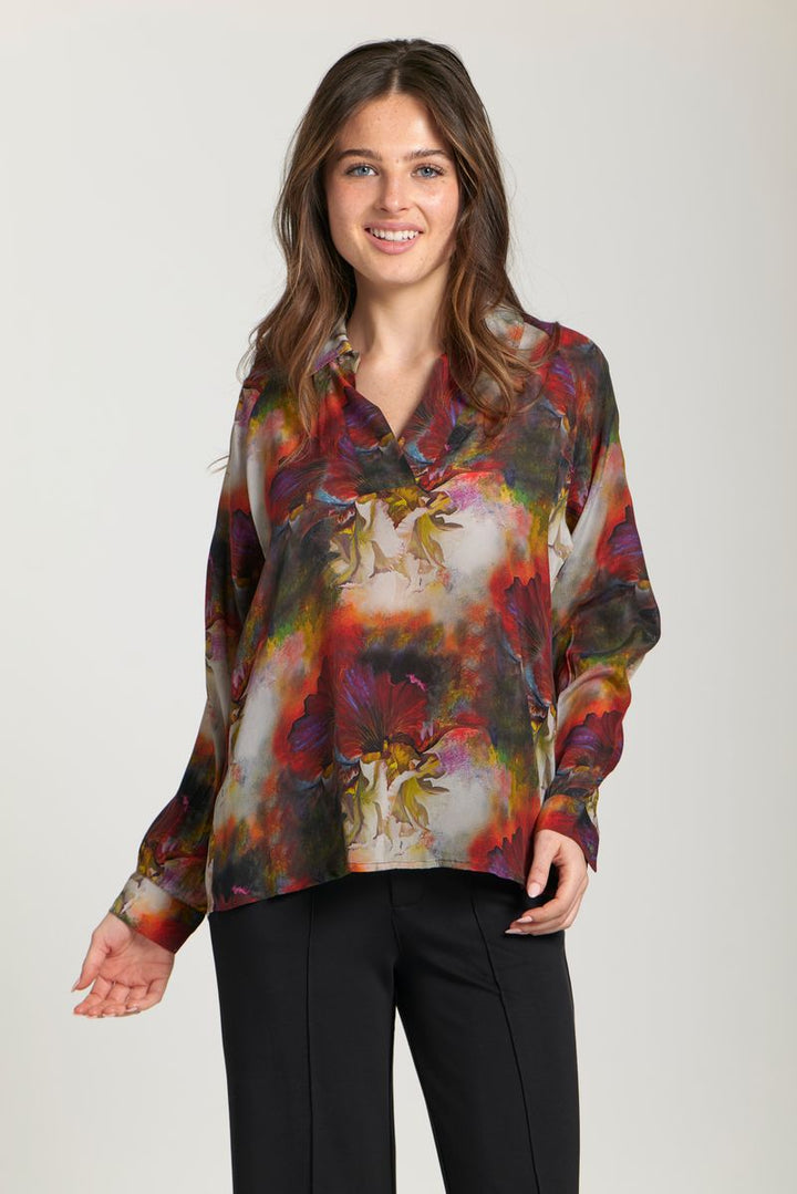 The Sadie Blouse - Red