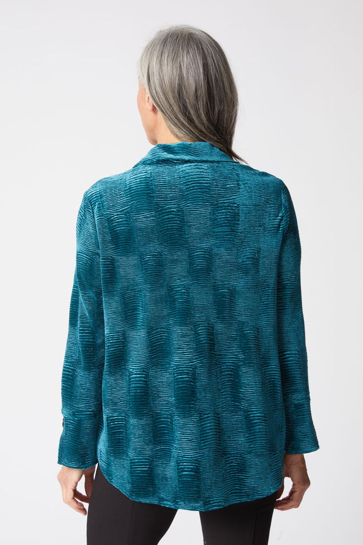 MJ Velvet Shirt - Juniper