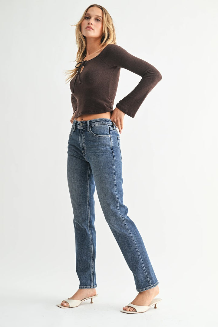 MR Skinny Pencil Jeans - Dark Denim