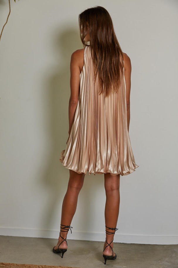 Madly In Love Dress - Nude