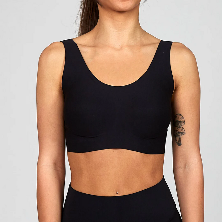 Scoop Camisole Bra - Black