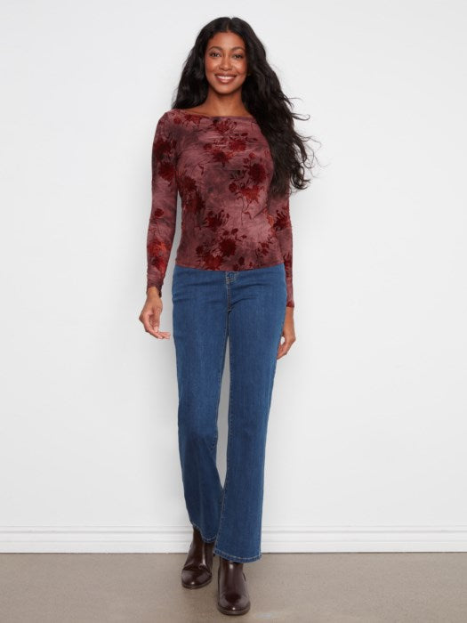 Cyndi Top - Merlot