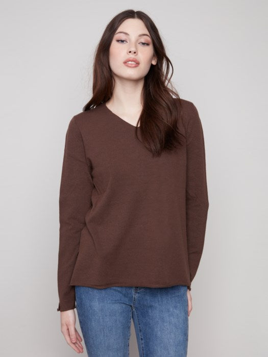My Basic Sweater - Heathered Mocha