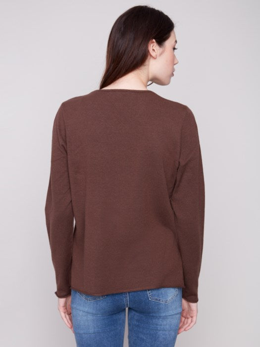My Basic Sweater - Heathered Mocha