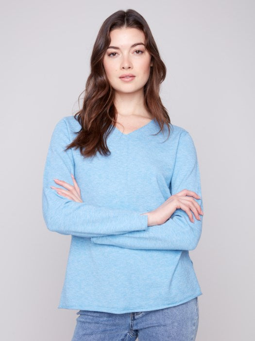 My Basic Sweater - Heathered Oxford