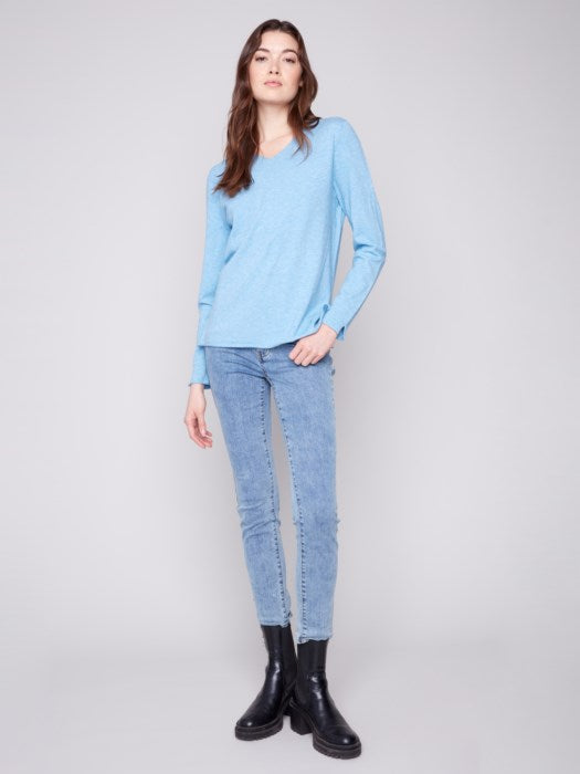 My Basic Sweater - Heathered Oxford
