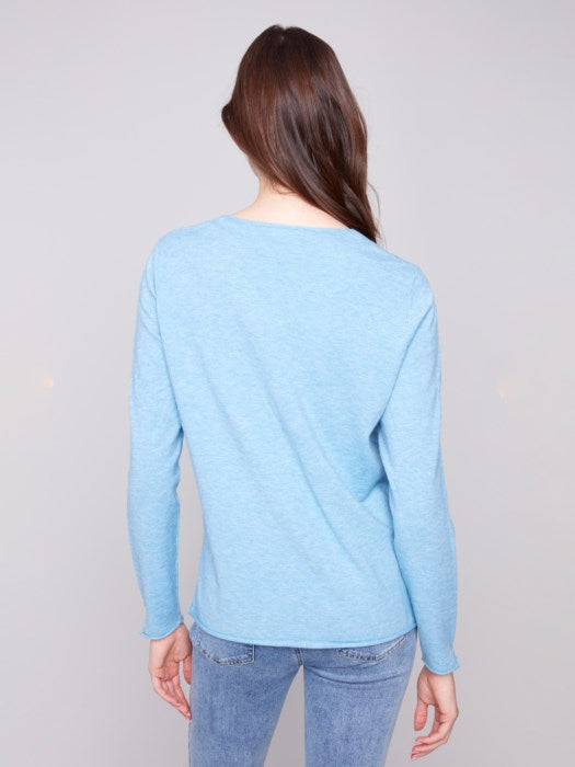 My Basic Sweater - Heathered Oxford