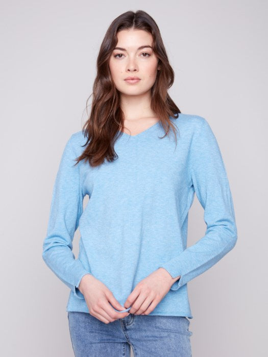 My Basic Sweater - Heathered Oxford