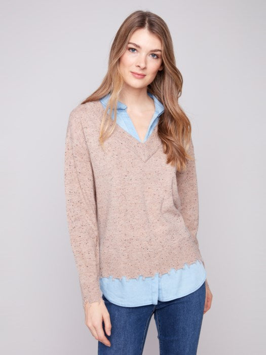 My Favorite Combo Sweater - Oat Flecks