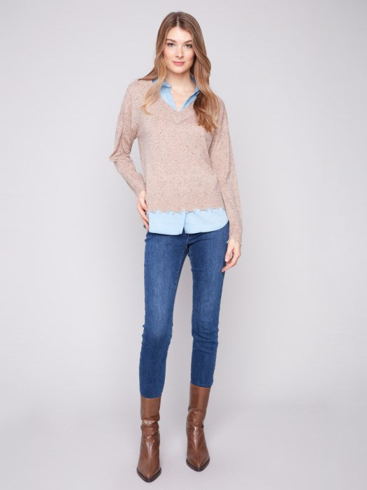 My Favorite Combo Sweater - Oat Flecks