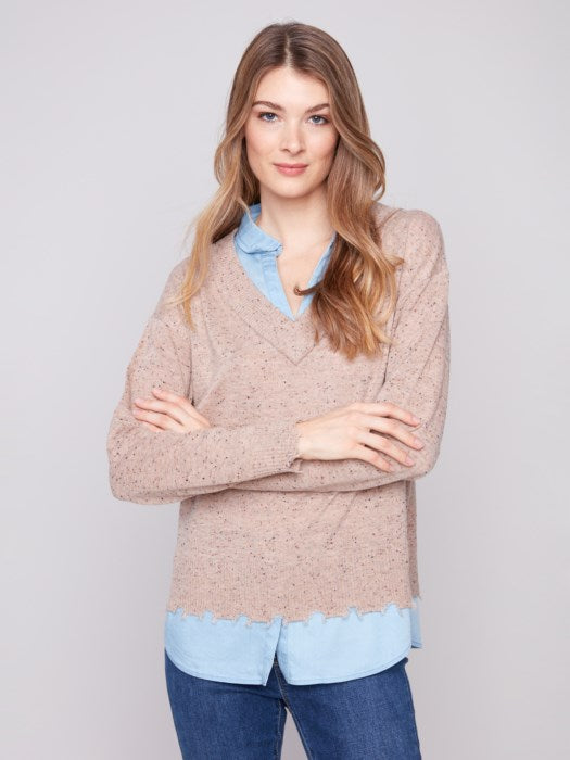 My Favorite Combo Sweater - Oat Flecks
