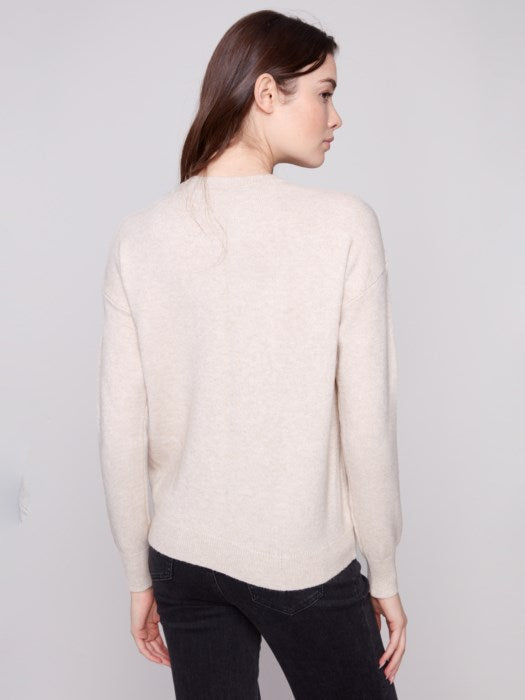 Simple & Sweet Sweater - Oat