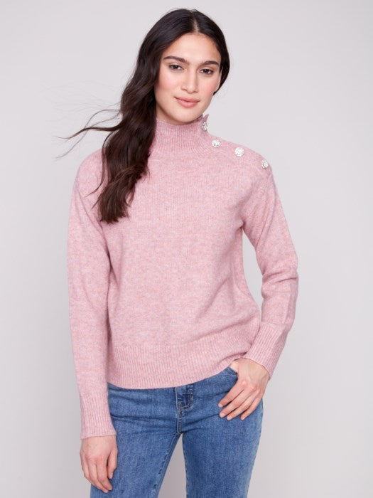 Fancy Nancy Sweater - Heather Primrose