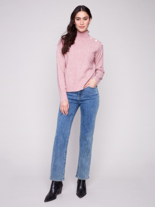 Fancy Nancy Sweater - Heather Primrose