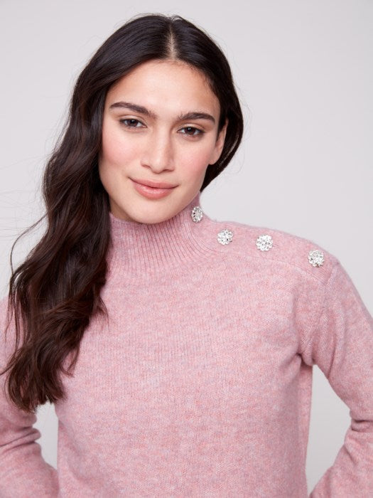 Fancy Nancy Sweater - Heather Primrose