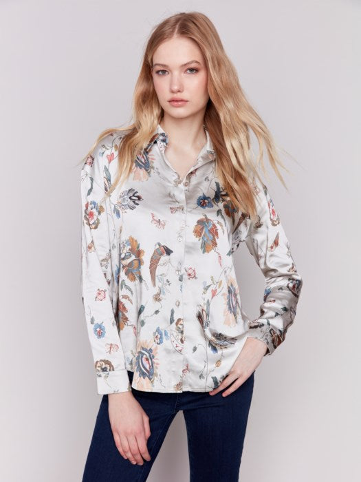 Botanical Blouse - Cashmere