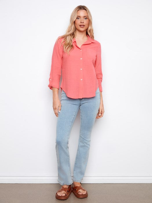 Mallory Blouse - Sorbet