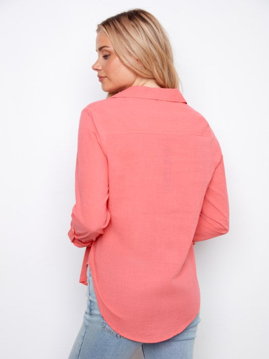 Mallory Blouse - Sorbet