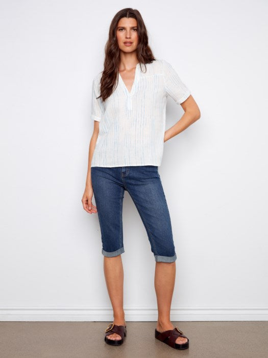 Vivian Blouse - Stripes