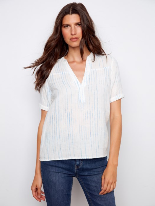 Vivian Blouse - Stripes
