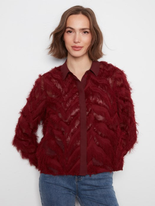 Chevonne Blouse - Merlot