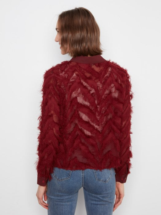 Chevonne Blouse - Merlot