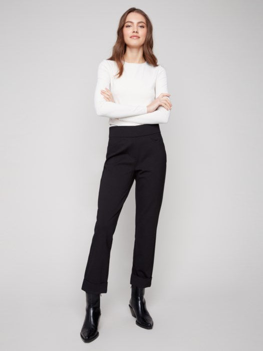 Fabulous Ponte Knit Pants - Black