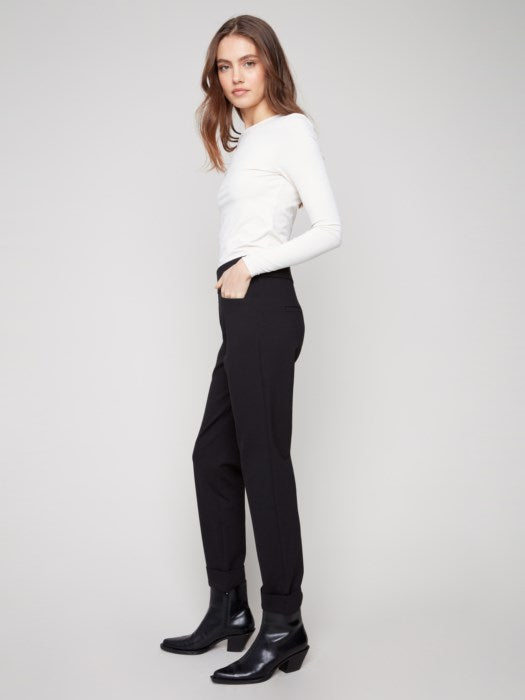 Fabulous Ponte Knit Pants - Black