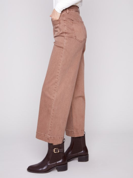 My Favorite Cropped Flare Pants - Truffle