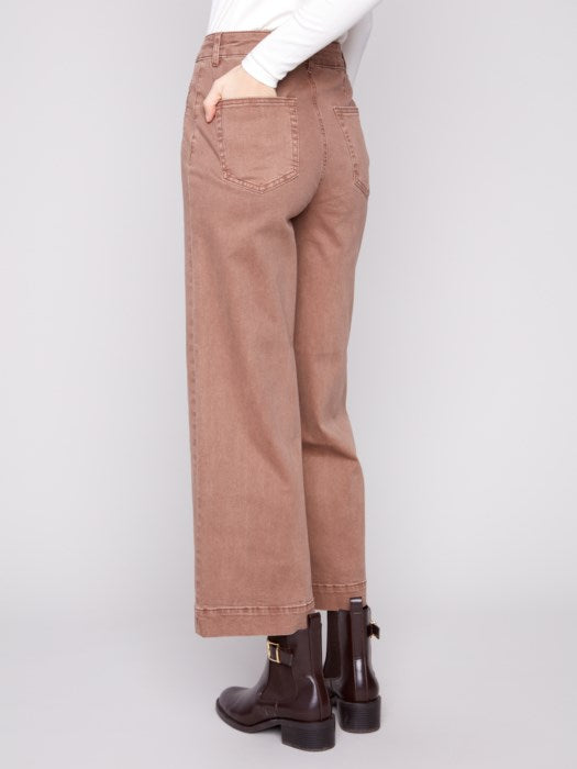 My Favorite Cropped Flare Pants - Truffle