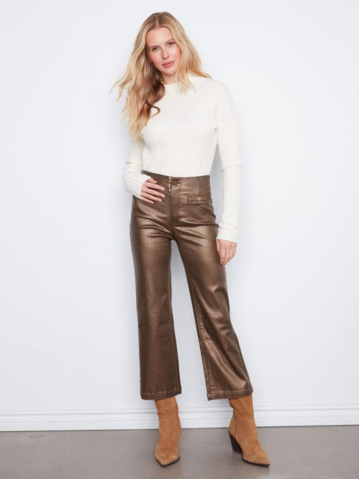 Cozy In Copper Pants - Copper