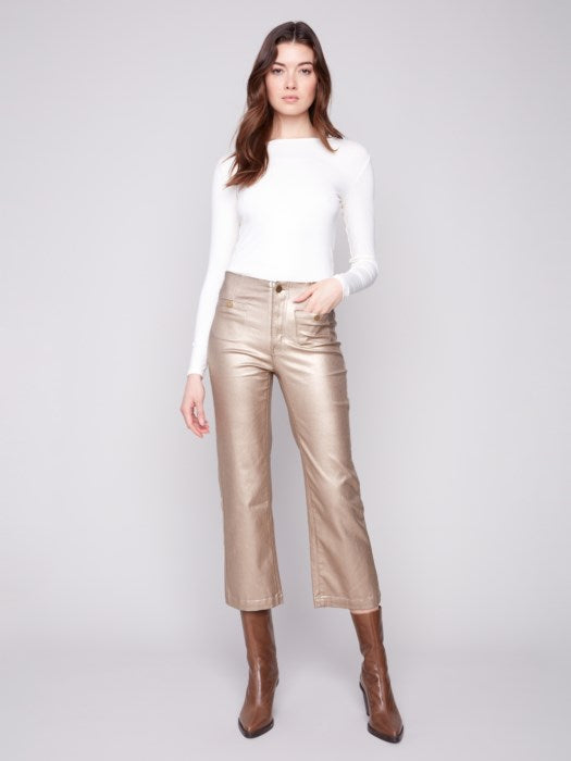 Beautiful In Brass Pant - Brass