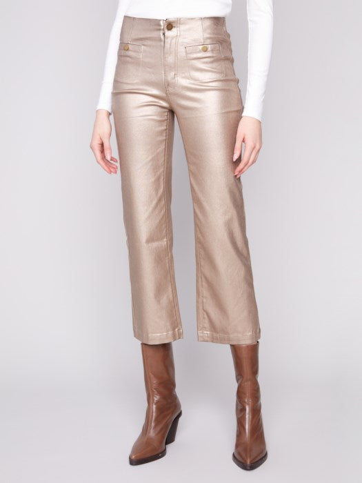 Beautiful In Brass Pant - Brass